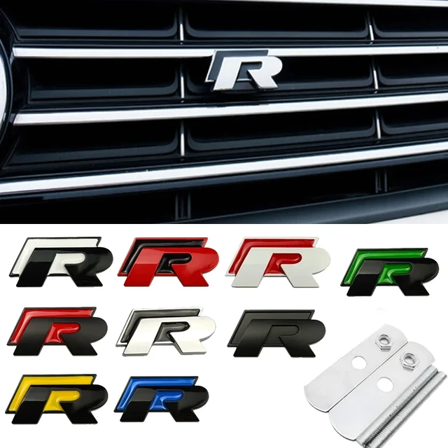 VW Original Cc R-Line Logo Emblem For Radiator Grille: Buy Online