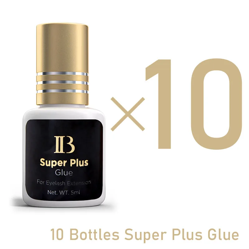 

IBeauty Super Plus Glue For Eyelash Health Extension Original 5ml Black Cola Gold Cap Korea 1-2Sec Fast Dry Makeup Tools Health