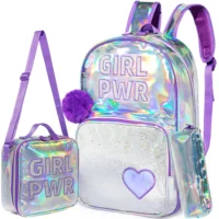 Backpack for Girls School Backpacks for Kids  Bookbag for Elementary Kindergarten Students Travel Bag with Lunchbox and Penbag 1