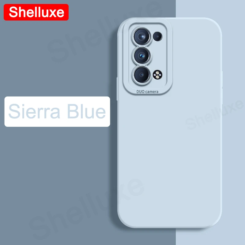 Premium Shelluxe Liquid Silicone Shockproof Phone Case - Square Design, Soft Touch, Enhanced Protection
