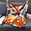 Fashion Print Silk Hairbands Scarf Women 2024 Spring New Elagant Floral Bandana Neck Kerchief Head Bands Foulard Female Scarfs 1