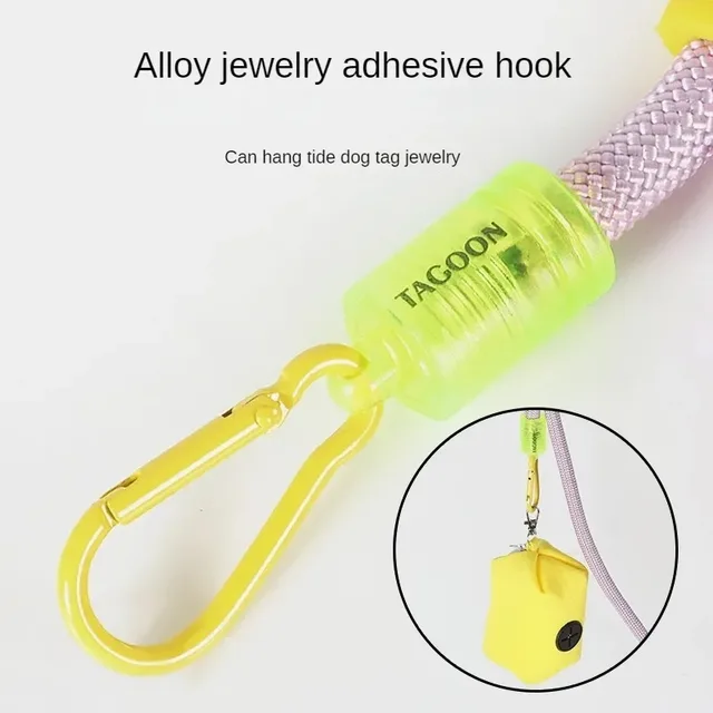 Cross Body Wearable Dog Leash Cloud Foam Cotton Handle P Leash For Dog Walking Outdoors 3