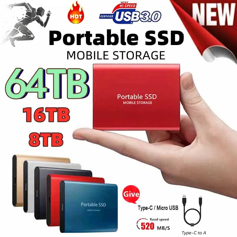 ޴ SSD  ϵ ̺,   ָ Ʈ ̺, 500GB   ġ, PC, Mac ϵ ũ  ġ, 1TB