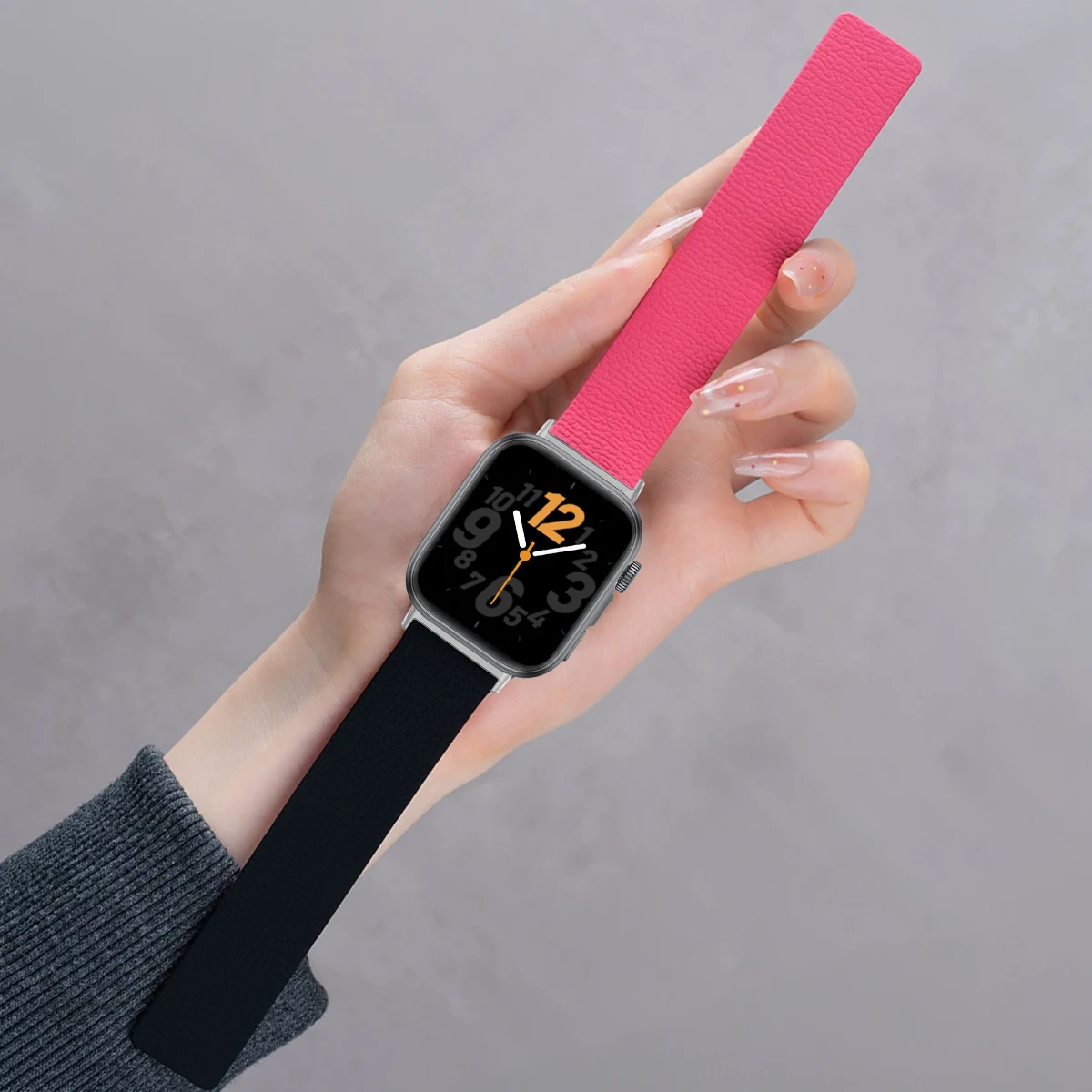 Magnetic Two-Tone Silicone Sport Strap Bracelet