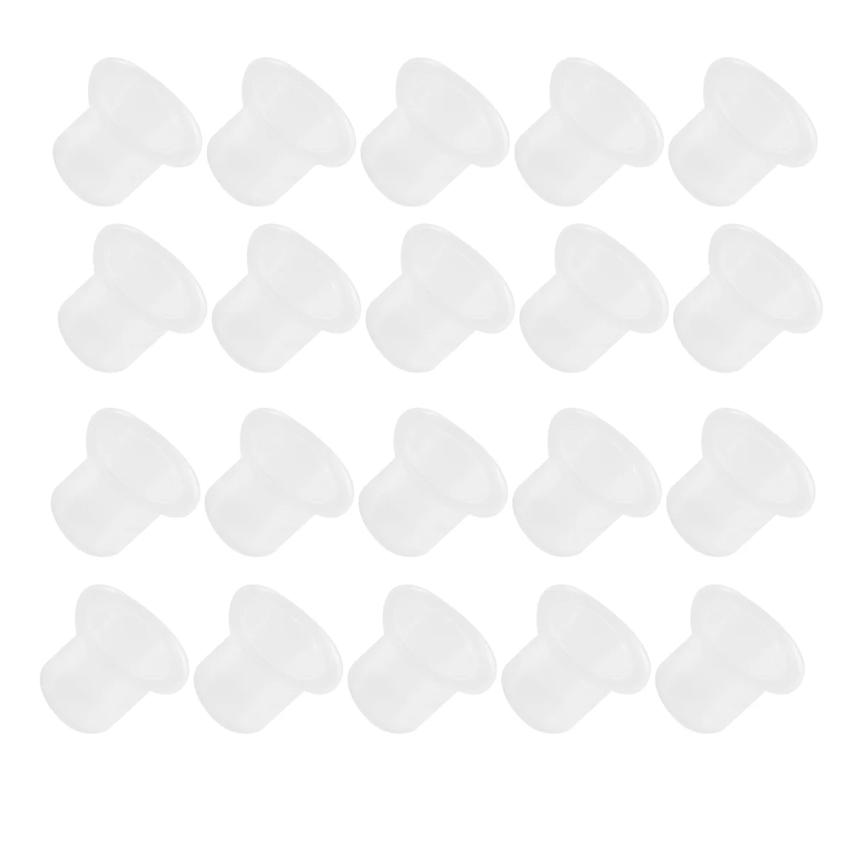 AYMR-500 Pcs 8mm Small Tattoo Ink Cups Caps for Needle Tip Grip Power Supply Sm