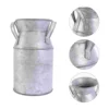 Tin Bucket Retro Iron Vase Creative Flower Pot Artistic Vintage Old Treatment Milk Jug Stylish 4
