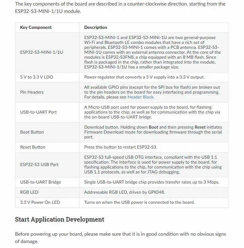 ESP32-S3-DevKitM-1 S3-DevKitM-1U-N8 Entwicklung Bord ESP32-S3-MINI-1 D2N8 Dual Core WiFi Bluetooth-kompatibel Drahtlose Modul – Detail 4