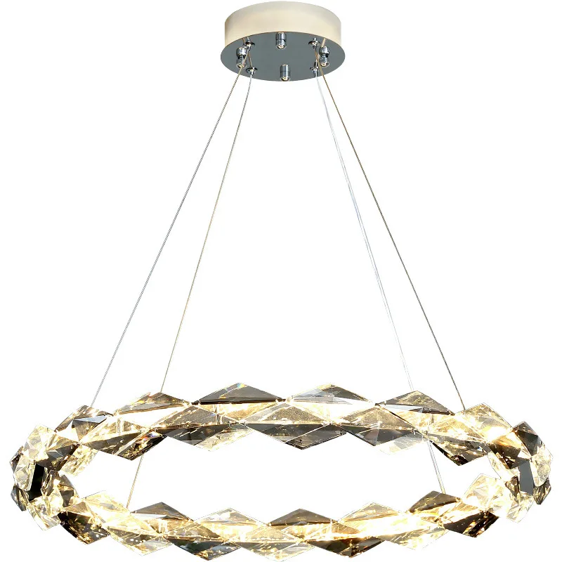 

Nordic Light Luxury Crystal Chandelier Villa Living Room Light Modern Dining Room Bedroom Light Duplex Staircase Modern Light