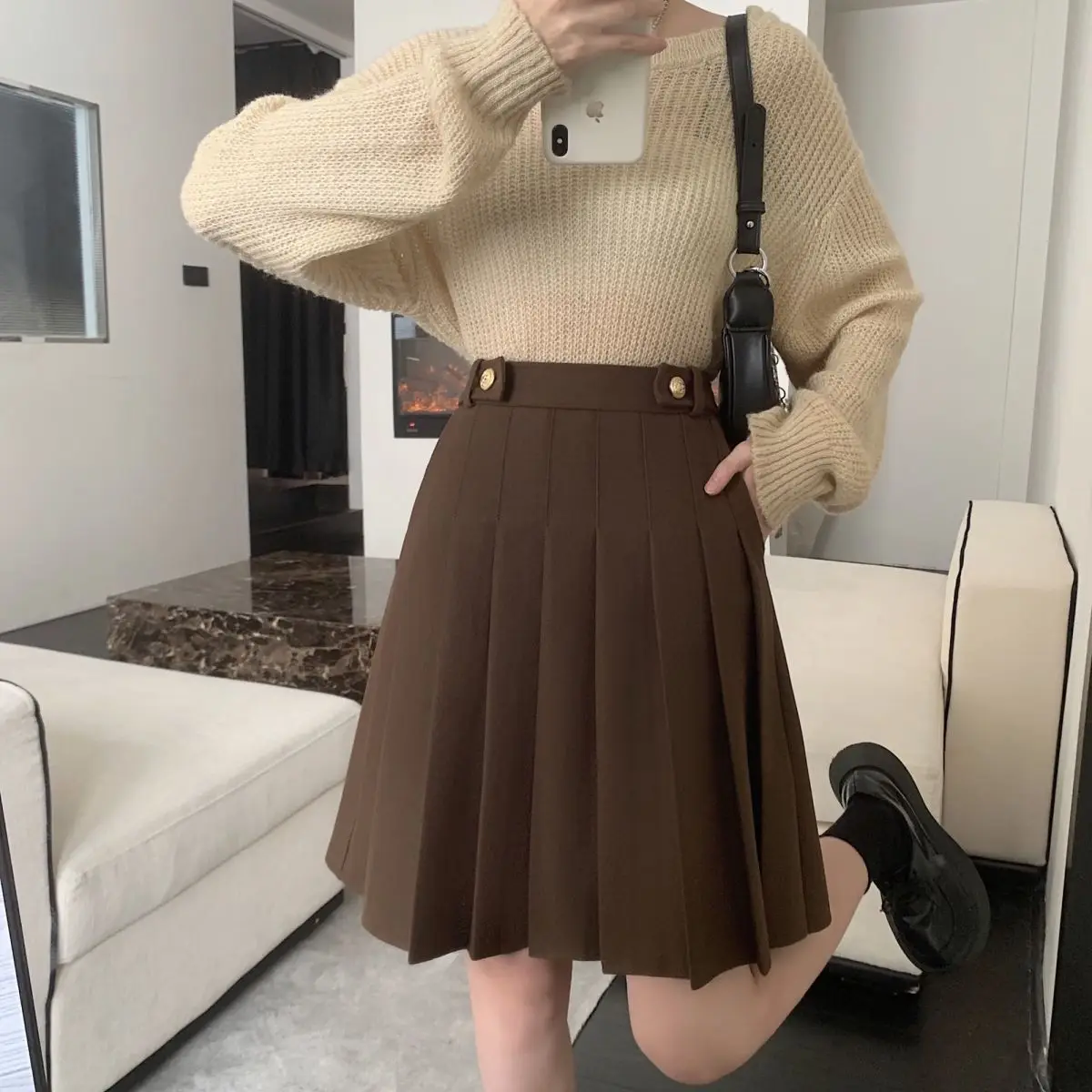 Рисунок 3 - Твидовая плиссированная юбка большого размера