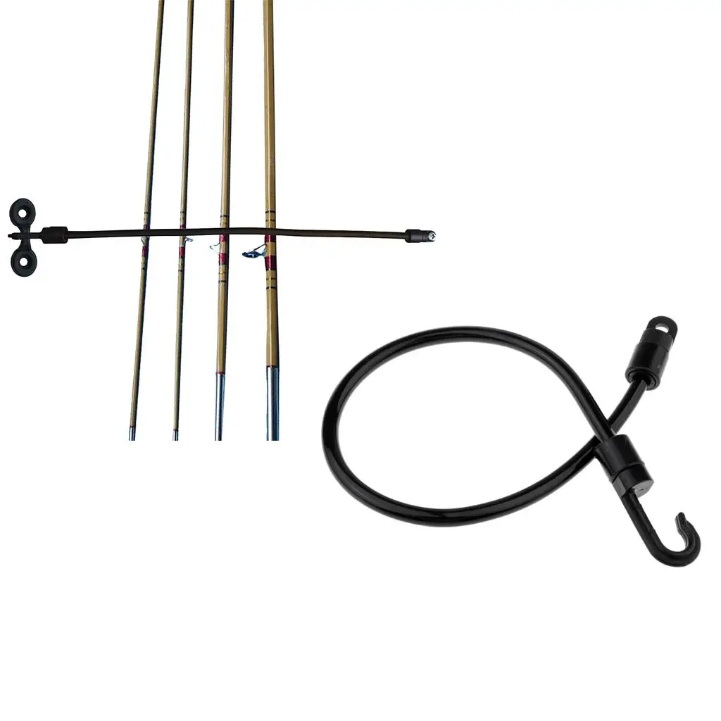 Fishing Rod Straps Rod Tamer Strap Holder Deck Mount Connector for Boat & Marine