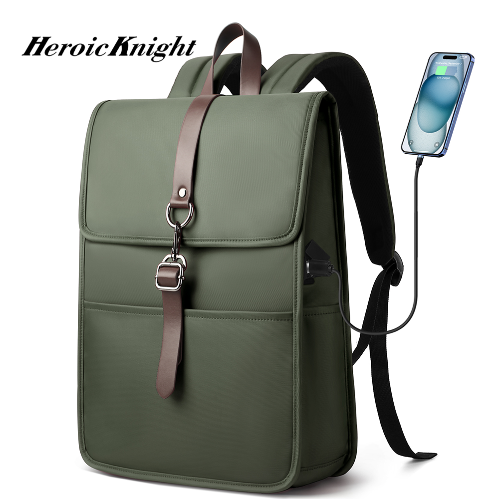Heroic Knight Fashion School Backpack Men Large Capacity Work Travel Backpack Waterproof Anti-theft College Boys Weekend Daypack