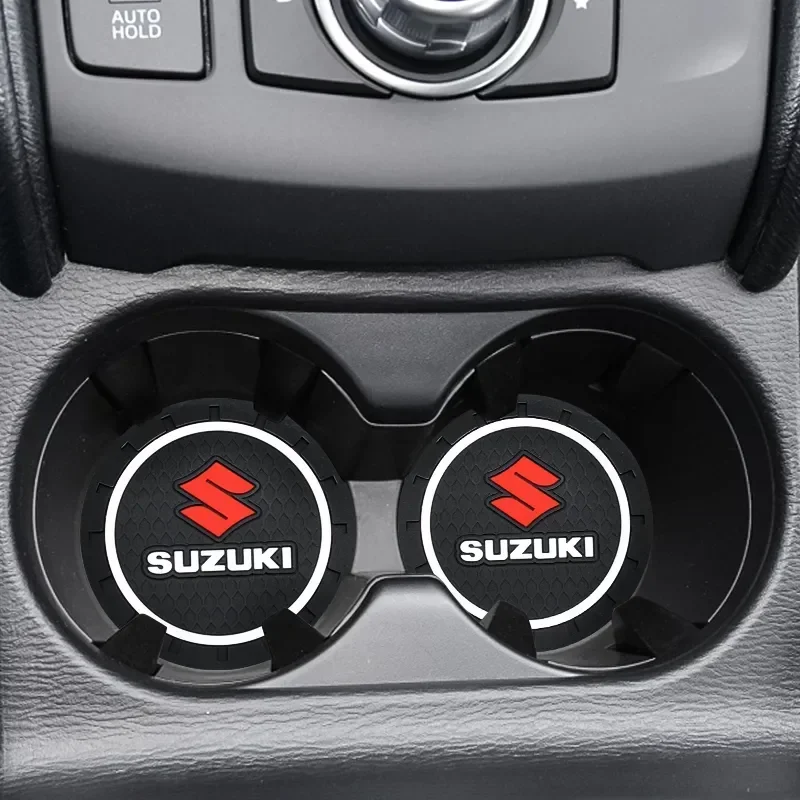 Car Interior Water Coaster Silicone Pad Car Anti-dirty Pad for Swift SX4 Jimny Samurai Vitara xl Alto Liana Accessories