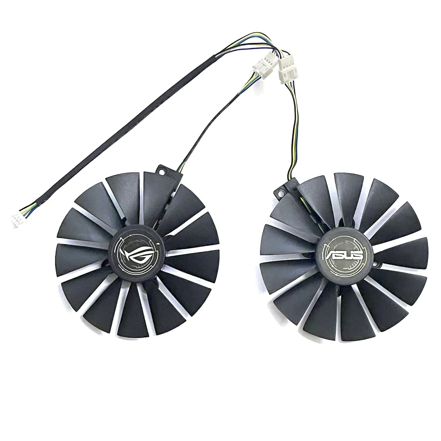 T129215SM DC12V 0.25AMP Graphics / Video Card Cooler Fan FOR ASUS STRIX RX570 4G GAMINGGraphics Card Cooling Fan ga92s2u 4pin cooler fan replacement rtx3080 for zotac geforce rtx 3070 3080 ti 3090 amp holo graphics video card cooling fan