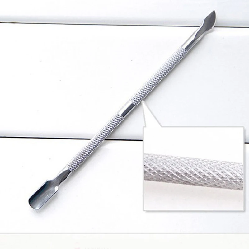 Steel Double-Ended Cuticle Pusher Dead Skin Remover Manicure Cleaner 4 Pcs/Set Manicure Set
