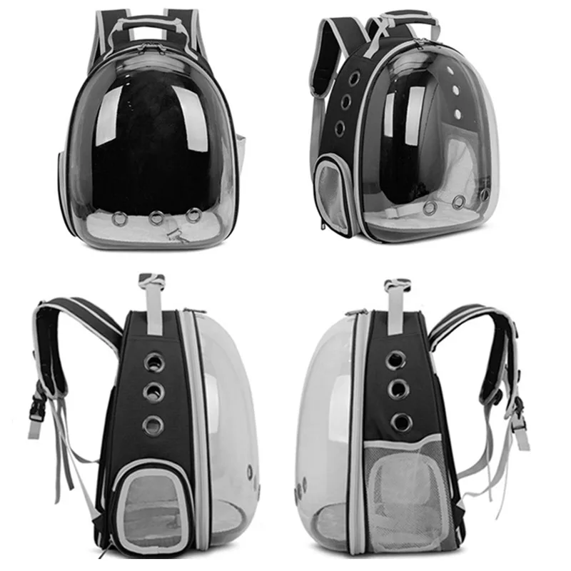 Pet Carrier Bag Pet Carrier Backpack Pet Bag Cat Carrier Bag Outdoor Pet Shoulder bag Carriers Backpack Breathable Portable Travel Transparent Bag For Small Dogs Cats