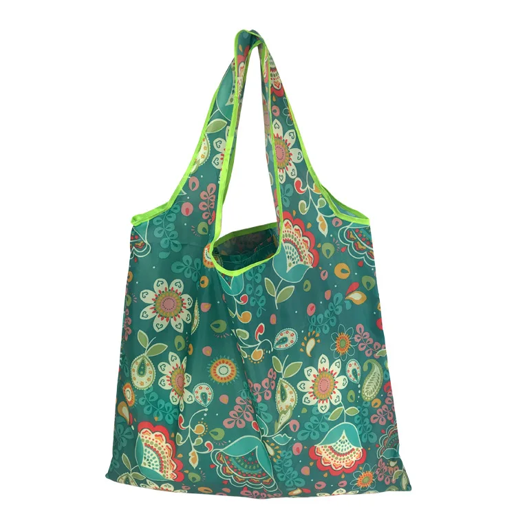 Eco-Friendly Floral Reusable Tote Bag