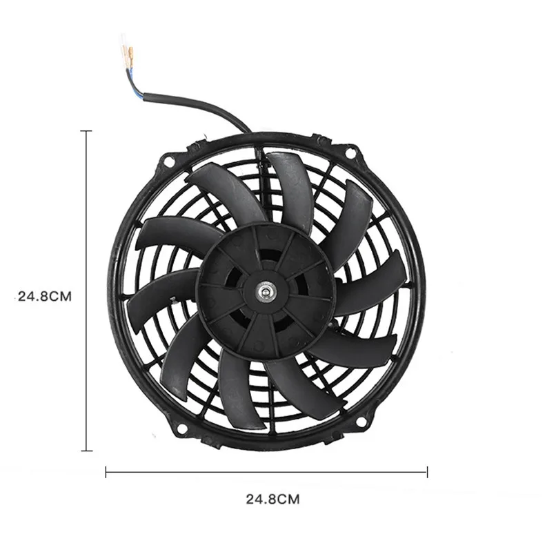 Electric Fan,Car Fan,9" 80w High Power Electric Car Engine Radiator Cooling Fan 12V