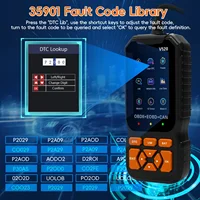Code Reader Professional V520 Multi-language Automotive OBD2 Scanner Diagnostic Tool Real Time Data OBD2 Fault Error Detector 3