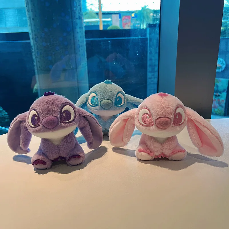 1pc ステッチぬいぐるみキーホルダーディズニーアニメフィギュア