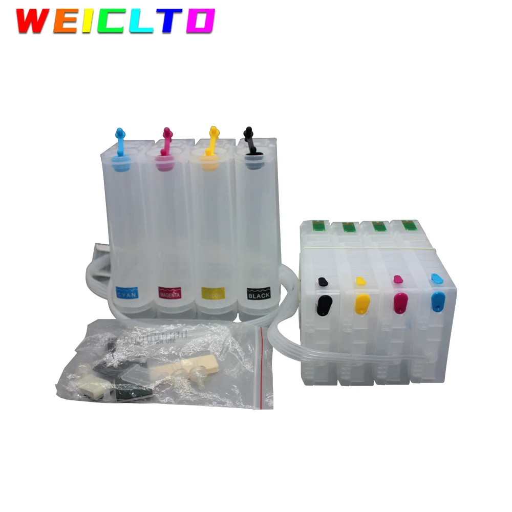 T7901-T7904 79XL Ciss 시스템 잉크 카트리지(엡손 워크포스 프로 WF-4630 WF-4640 WF-5110 WF-5190 WF-5620 WF-5690용 ARC 칩 포함)