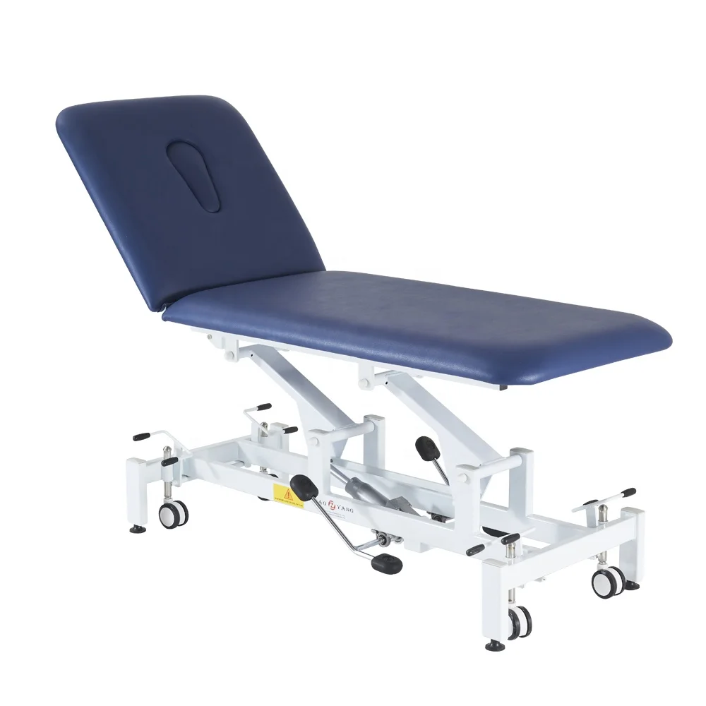 

mature hydraulic physiotherapy bed massage table&electric massage table with 6cm foam&electric thai massage table CY-C107H