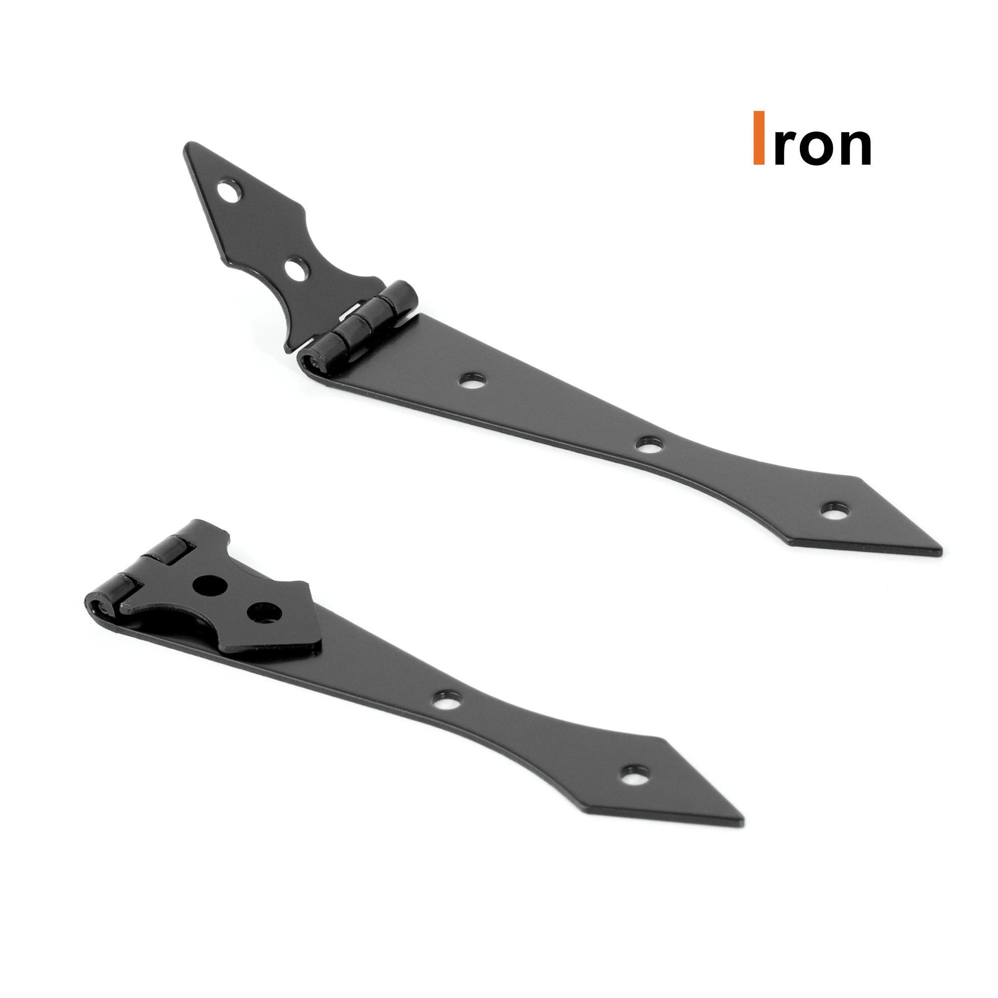 เฟอร์นิเจอร์บานพับประตูตู้ 270 องศาพับเหล็กสีดําบานพับสําหรับประตูตู้อุปกรณ์ฮาร์ดแวร์ที่ทนทานสําหรับ Home 1