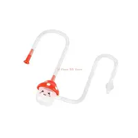 96GC Mushroom Designs Baby Nasal Aspirator Soft Nose Cleaner for Newborns & Toddler