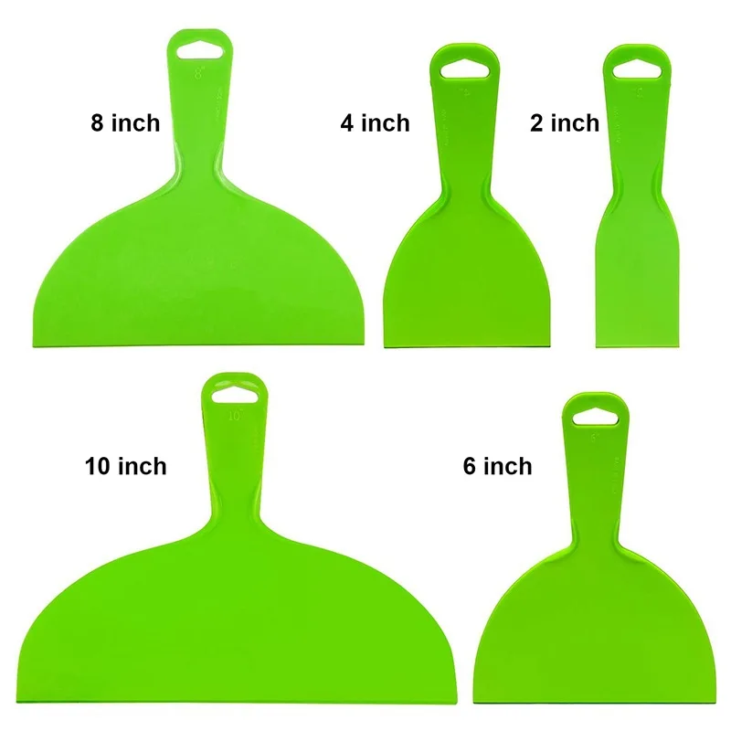 1/5Pcs Durable Plastic Filling Cutter Glass Scraper Spreader Putty Mixer Skimmer Painteader Putty Mixer Skimmer Paint 3