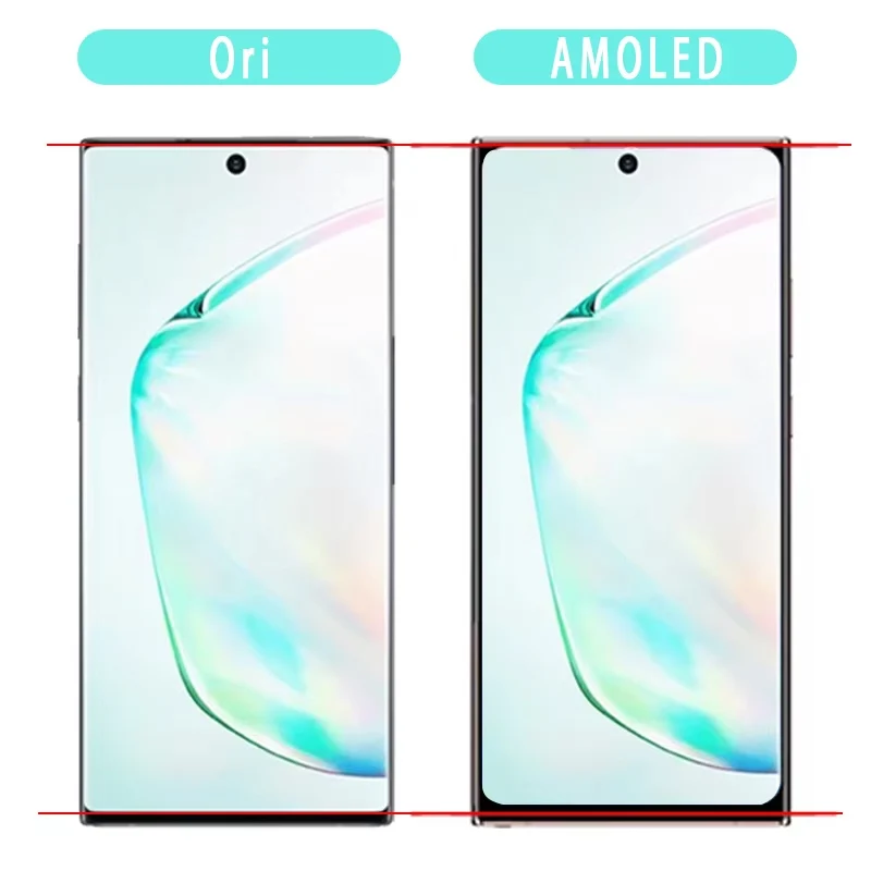 Per Samsung Galaxy note10 plus Schermo N975 N975F N9750 Display Touch Screen note 10+ sostituzione lcd Supporto S Pen Impronte digitali - Image 2