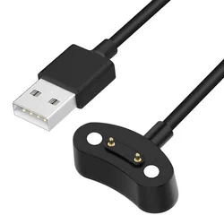Magnetic USB Smartwatch Charging Cable - 1m/3.3FT Replacement Charger (Black)