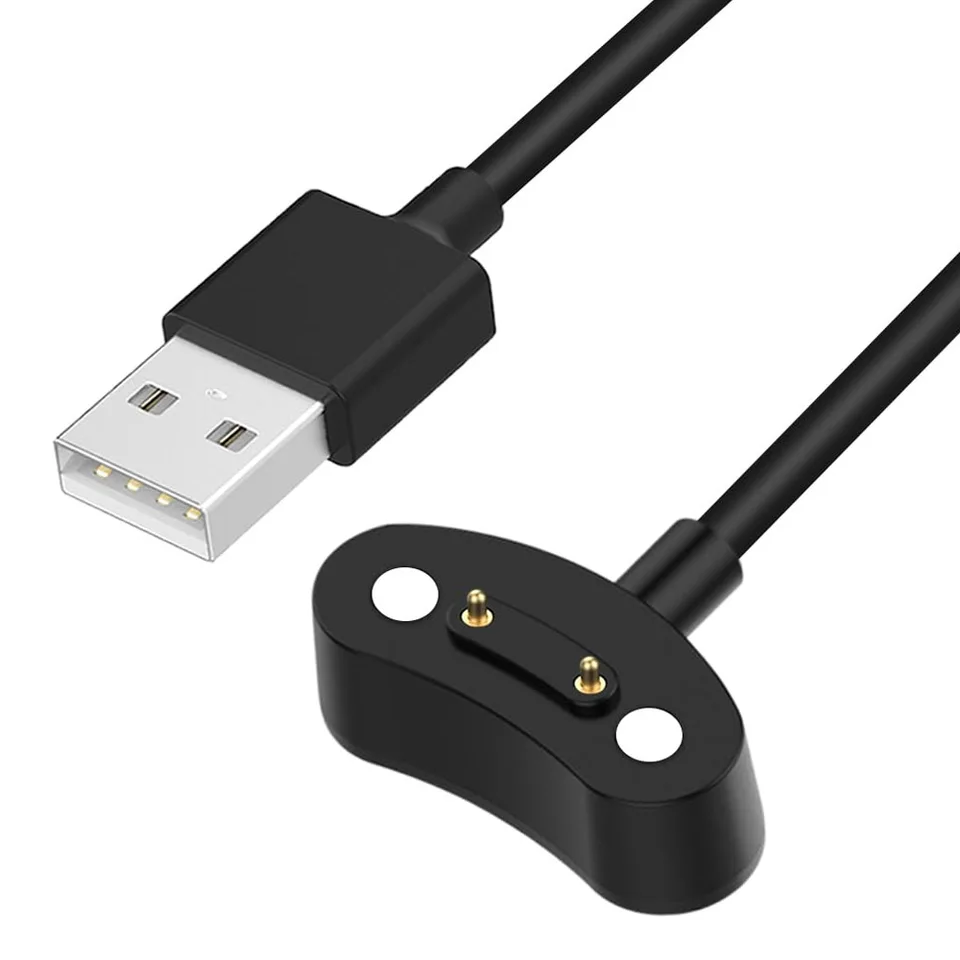 MoKo 2 Pezzi Caricatore Compatibile con Ticwatch PRO 5/PRO 3 Ultra GPS/PRO 3 GPS/PRO 3 LTE/PRO X/E3, Cavo di Ricarica Magnetico USB 100cm Caricabatterie Portatile Accessori per Smartwatch - Nero