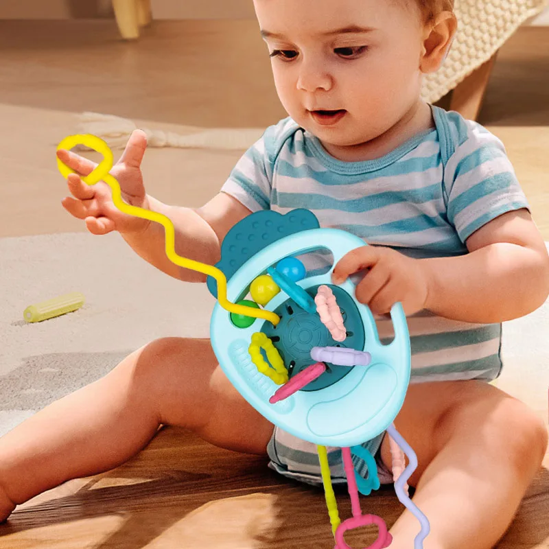 

Baby Pull String Toys Sensory Shape Games Baby Finger Exercise Fine Motor Development Toys Educational Learning Montessori Toys