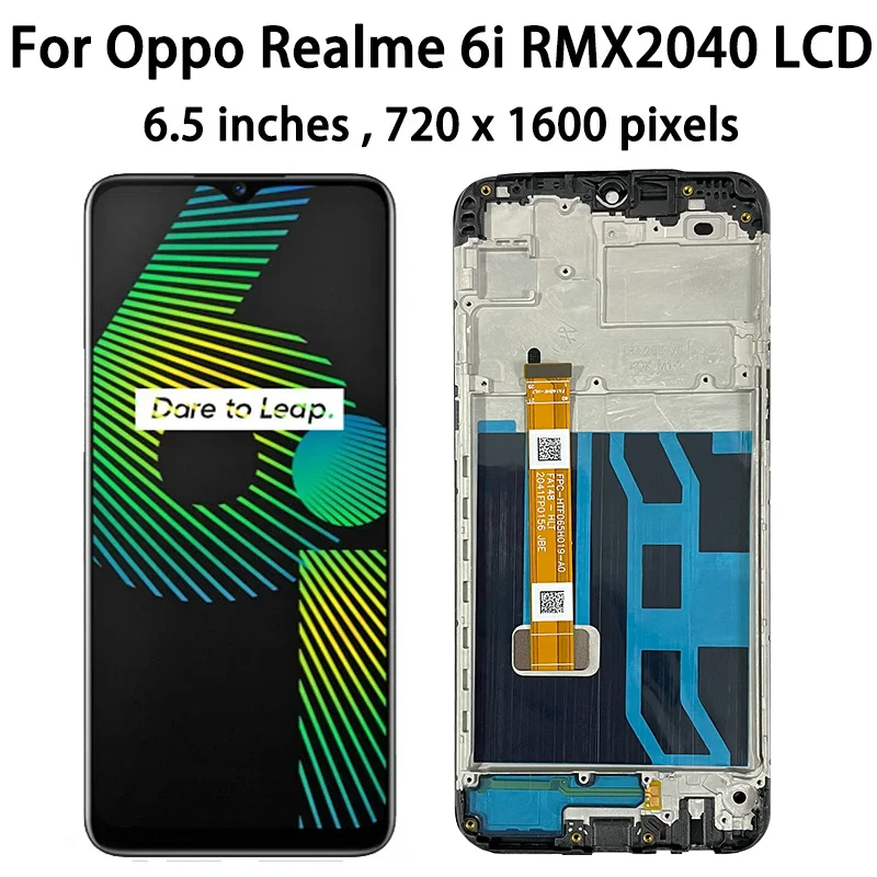 Écran LCD Complet De Remplacement Pour Realme 6i - Module écran Tactile, Neuf