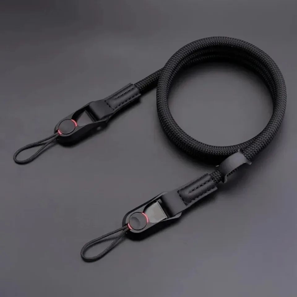 카메라 스트랩 야외 등산 로프 카메라 스트랩 하이킹 트레킹 여행 사진 촬영을 위한 내구성 있는 조절 가능한 빠른 분리형 스트랩