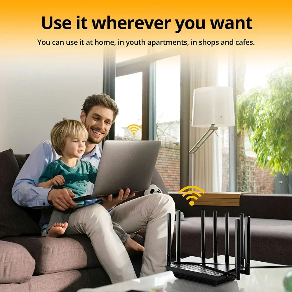 핫 세일 SE05 4G 5G 홈 라우터 WiFi 6 듀얼 밴드 기가비트 LAN VPN 방화벽 필터링 글로벌 캐리어 호환 WiFi 라우터