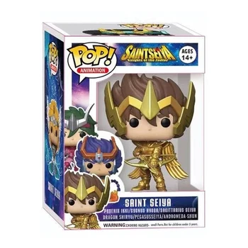 POP Saint Seiya Figure Phoenix Ikki Hyoga Shiryu Standing Figure Toy New Arrival PVC Box Collection Decoration for Children Gift