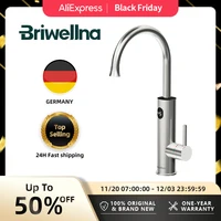 Briwellna-Chauffe-eau électrique instantané sans réservoir, robinet de cuisine 2 en 1, 220V, KM12 1