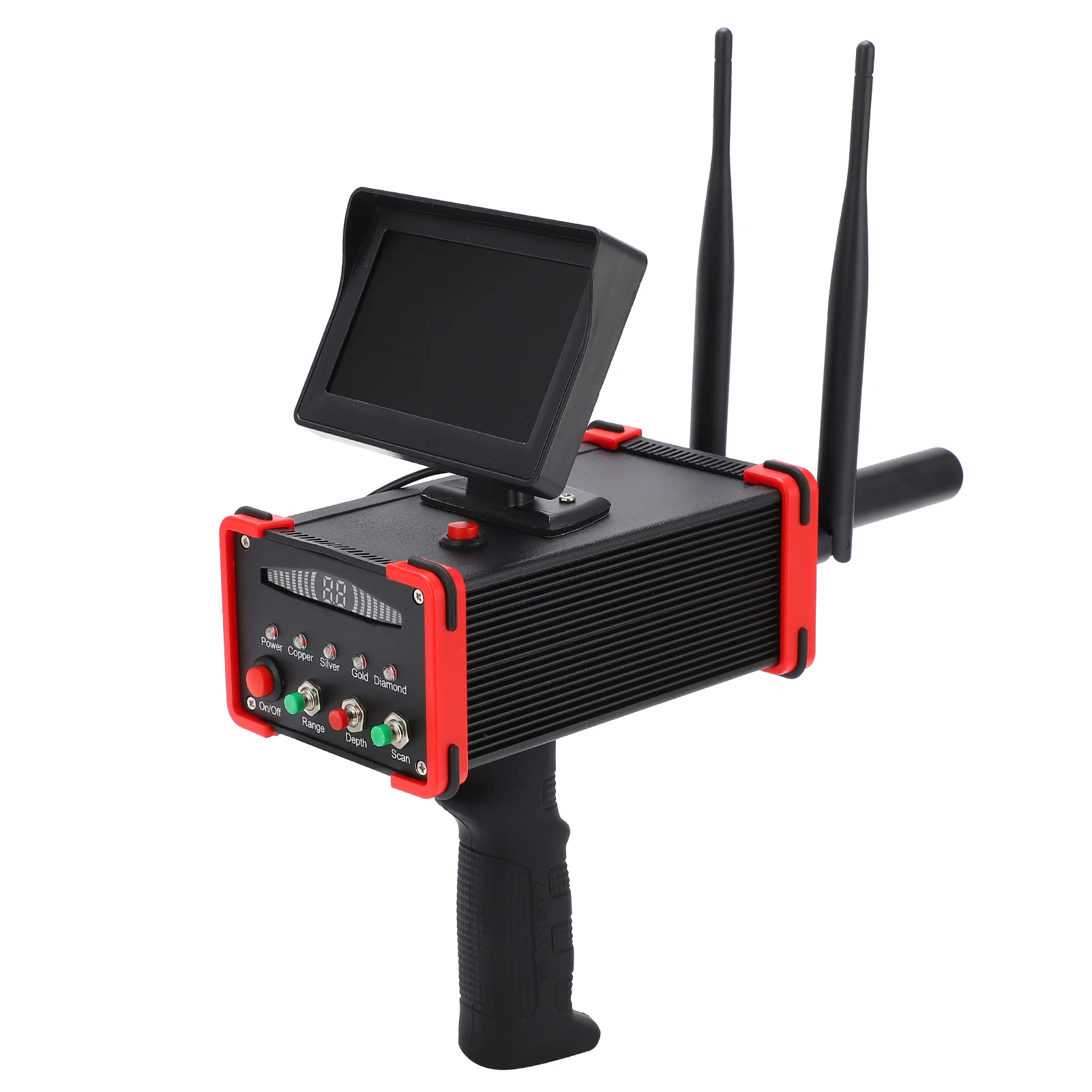 High Resolution Metal Detector with Display-Detect Gold Silver Copper-Treasure Finder for Indoor and Outdoor Use