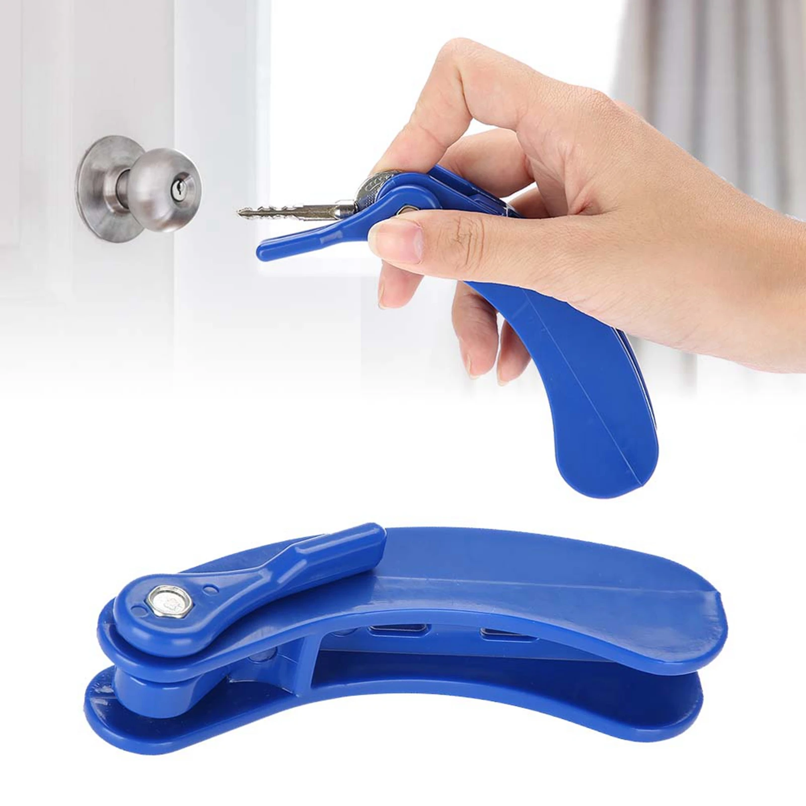 Key Turner Aid Holder with Grip Door Opening Unlock Assistance Turning Aid Tools for Arthritis Hands Mobility Elderly Disabled Key Turning Aid