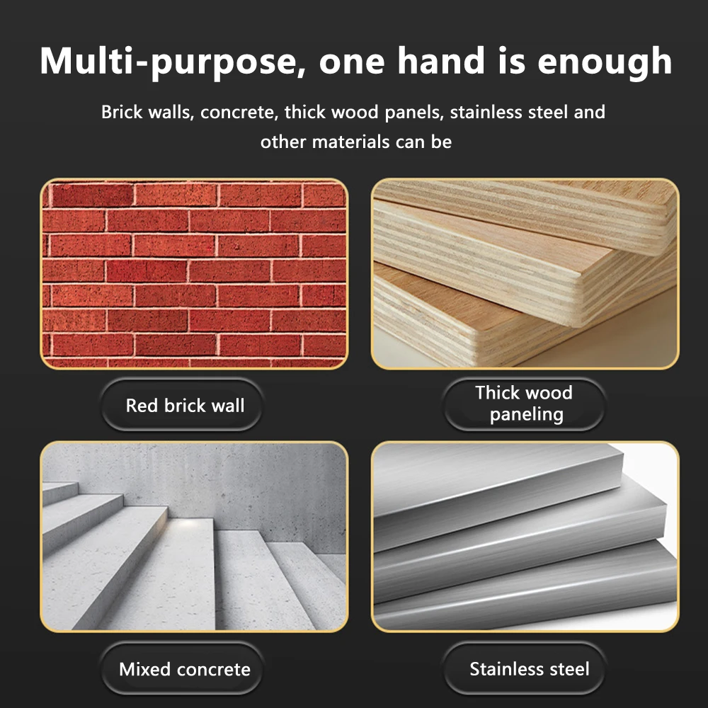 Handheld powerful concrete nail gun special mini gun nail gun wall concrete nail gun decoration wire groove fixed nailer 6