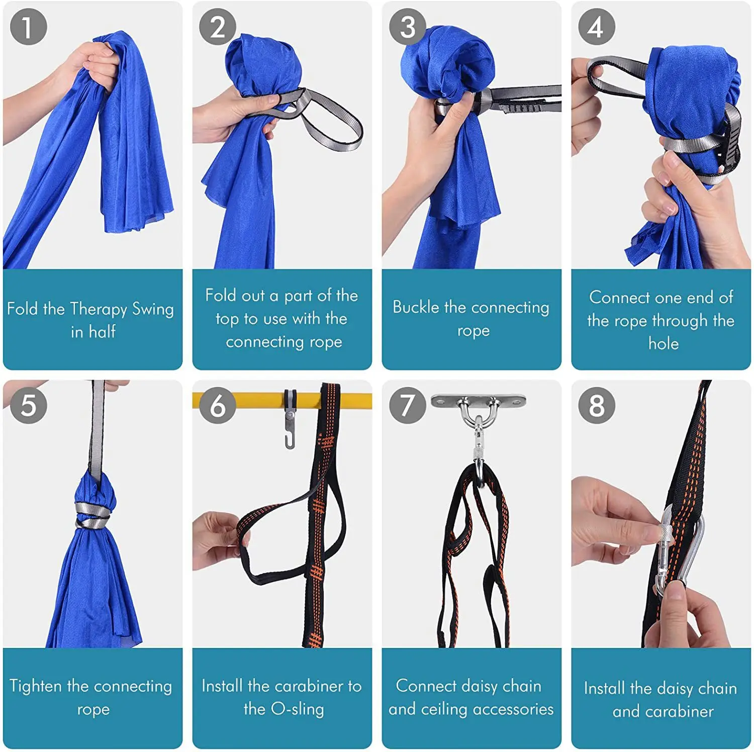 Aerial Yoga Strap Yoga Hammock 1.5*2.8M Aerial Yoga Hammock Swing Set Aerial Silk Fabric Strap Fixed Tray Fitness Indoor