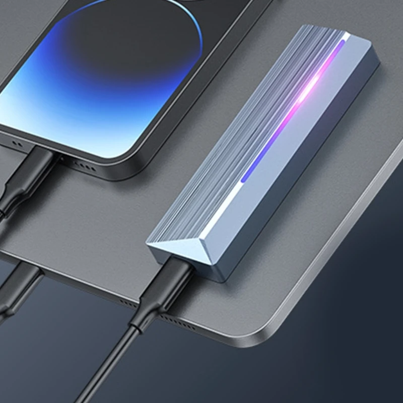RGB M.2 NVMe NGFF SSD Ŭ  PCIe M B+M Ű USB C 3.1 10Gbps