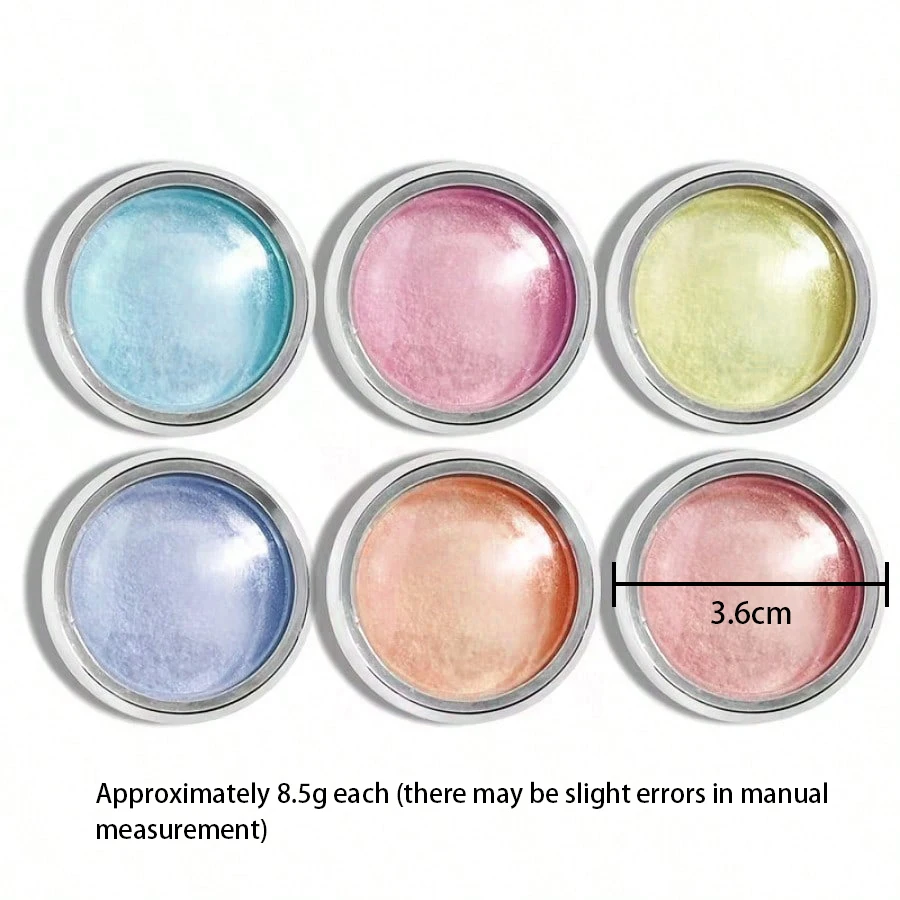 6pcs Auroras Nail Powder Metallic Mirror Effect Holographic Chameleon Pigment For Nail Art Gel Polish Mermaid Dipping nail powder nail pigment