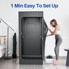 Portable Home Sauna Tent with 2.6L Steamer Remote Control & 9 Adjustable Steam Levels 1000W Steamer Effortless Relaxation 3