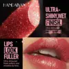 handaiyan 8 colors moisturizing and long-lasting embossed silk screen fine glitter lips translucent glass lip glitter lip gloss 2