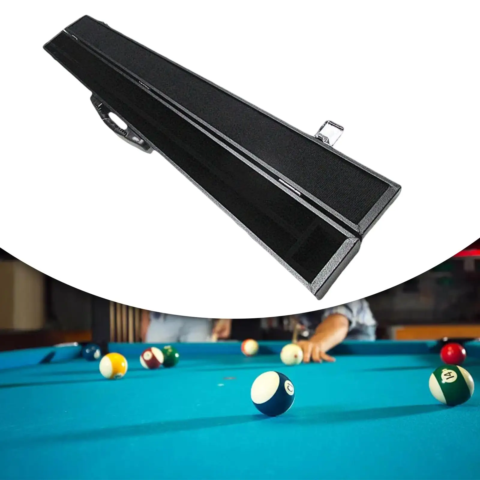12PC Billiards Cue Rack Pool Stick Holder Clamp Wall Mount Hanger Clip