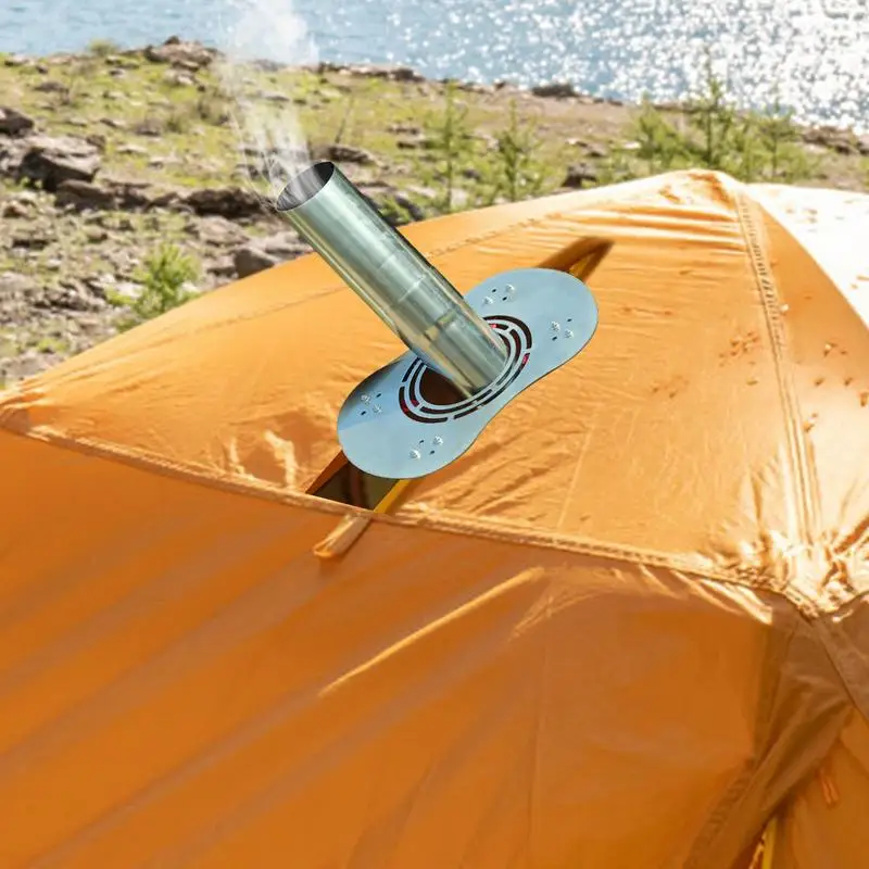Stove Jack Wall Tent Stove Jack Material Stainless Steel Stove Jack With  Chimney Hole For Hot Tent Camping Fireproof Tent - AliExpress