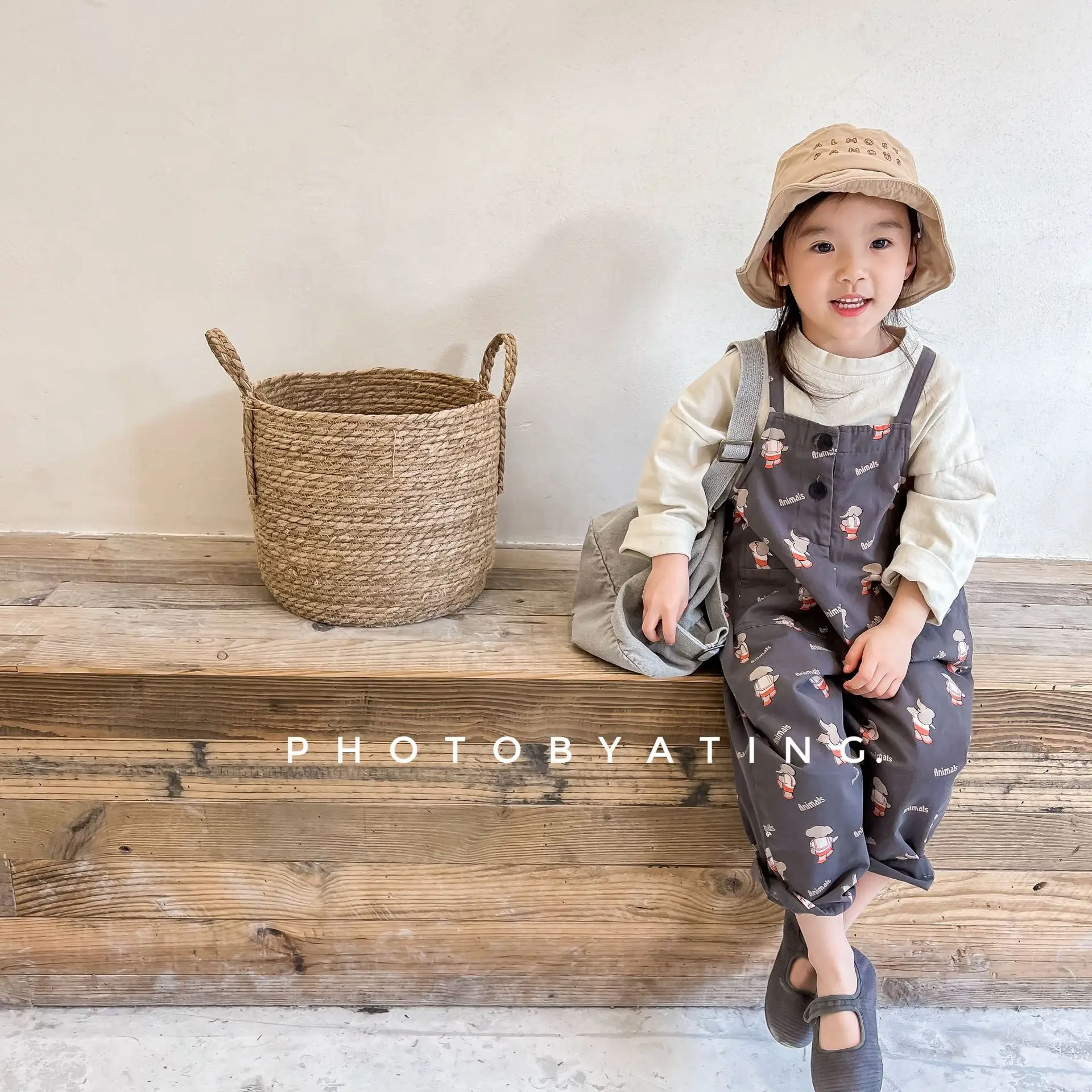 

2023 Ins New Fashion Children Pants Overalls Spring Summer Boys Girls Cartoon Suspenders Child Cartoon Pants #122017
