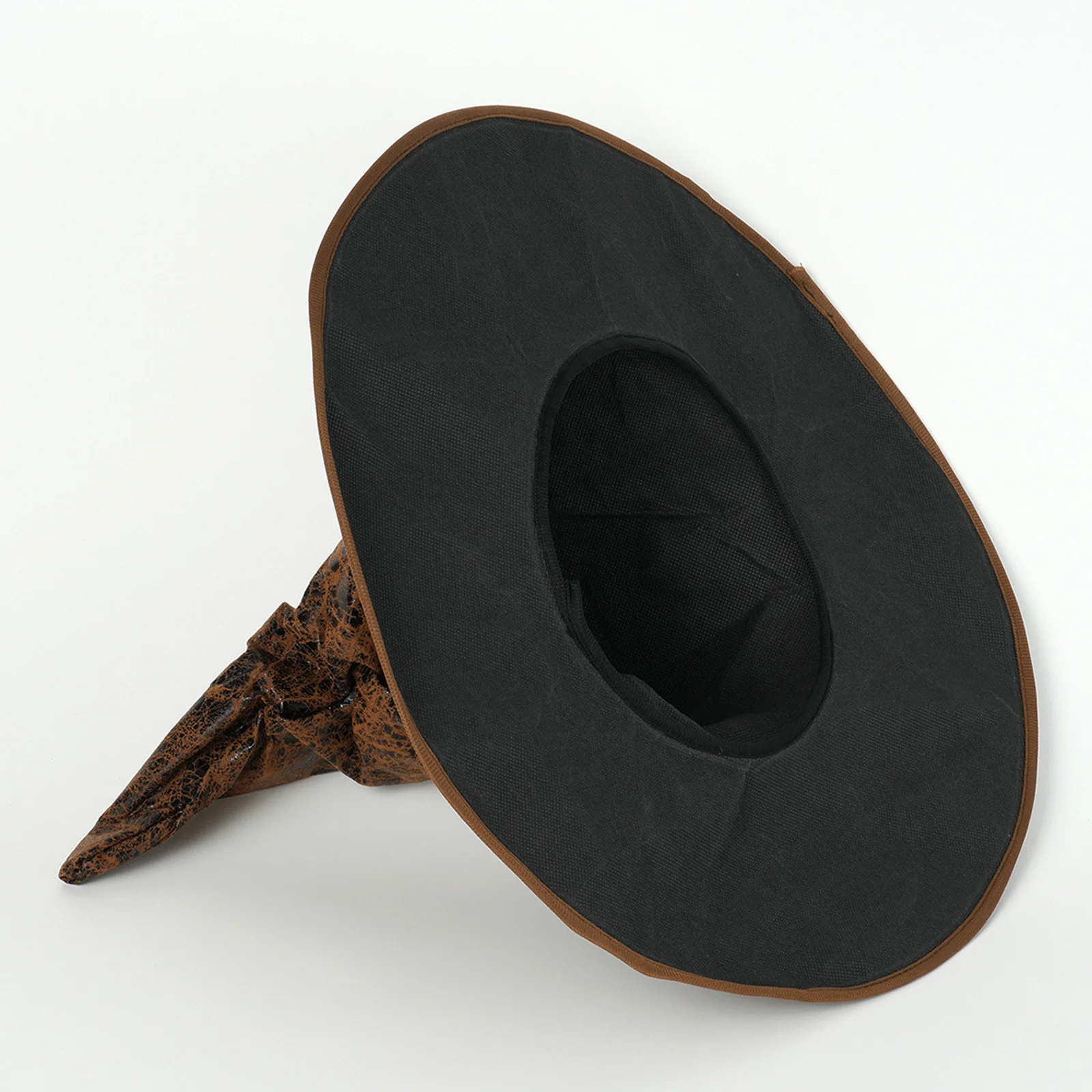 Halloween Witch Hat Halloween Folds Witch Wizard Adult Party Cosplay Costume Magician Hat Halloween Ball Party Props Dress Up Hat Accessory