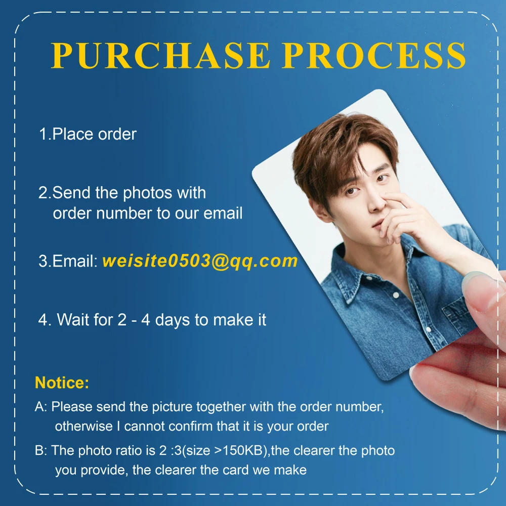 맞춤형 PVC 포토카드 개인 맞춤 K팝 포토카드 로모 DIY 비즈니스 방수 맞춤 사진 카드 무료 디자인 포함